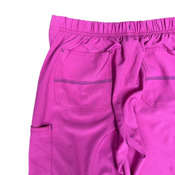Women's CARHARTT Force Cross Flex Utility Pink Scrub Bootcut Pants- Size S - Picture 5 of 9